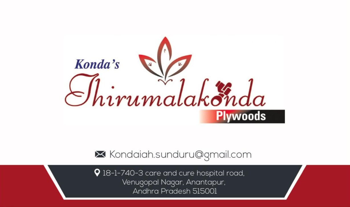 Thirumalakonda Plywood's Visiting Card